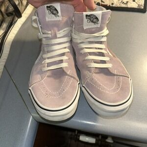 Vans Sk8-Hi High Top Sneaker Light Lavender "French Oak"shoes - Size 6.5M / 8W